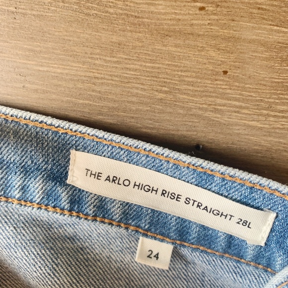 Denim Forum The Arlo High Rise Straight 28L Jean - Picture 3 of 4
